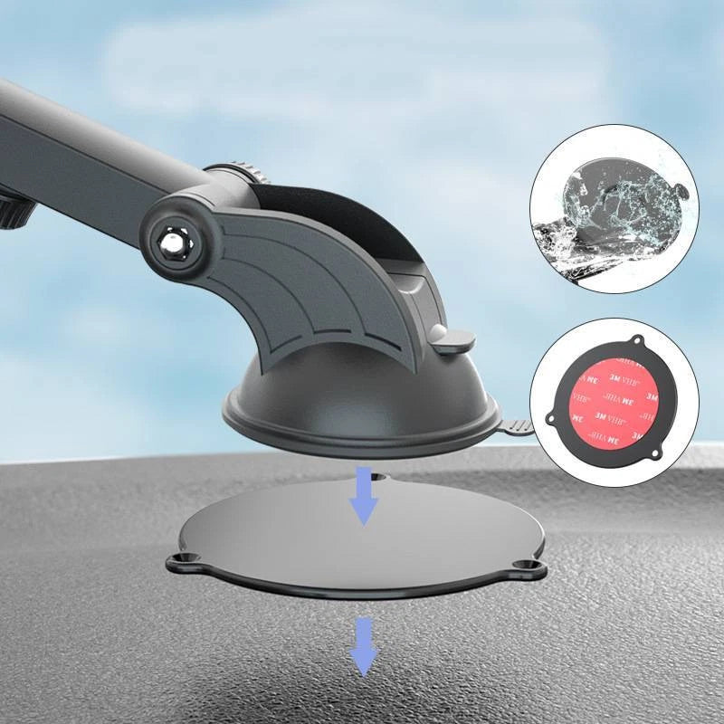 Car Airvent Dashboard Mount Magnet Phone Holder Stand & Fast Charger